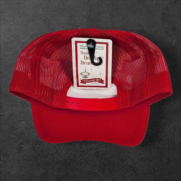 Wembley “Don’t Get Your Tinsel in a Tangle” Christmas Trucker Hat NWT Red Green - Picture 2 of 3